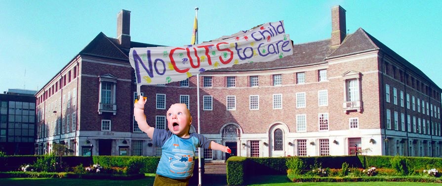 no cuts to childcare