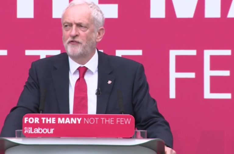 corbyn launching manifesto